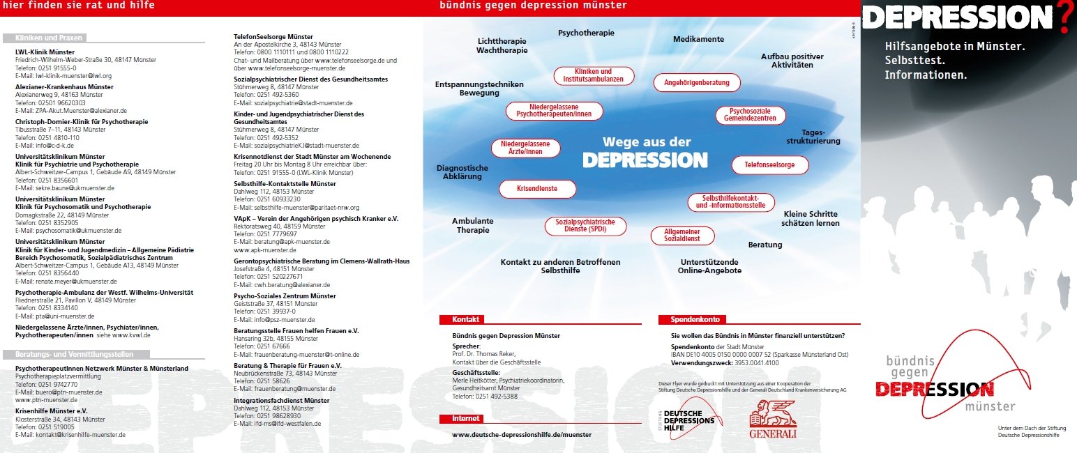 Beratung zu Depressionen Wo?