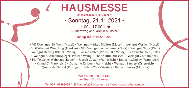 21.11.2021 - Hausmesse