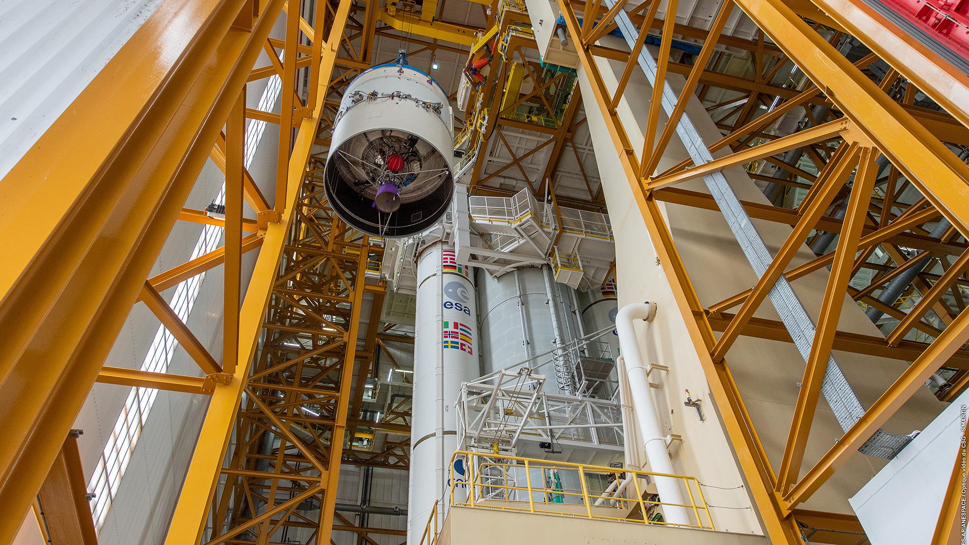 Ober¬stu¬fe "ma¬de in Ger¬ma¬ny" bringt Ja¬mes Webb auf Kurs Bild 3/5, Credit: ESA/CNES/Arianespace