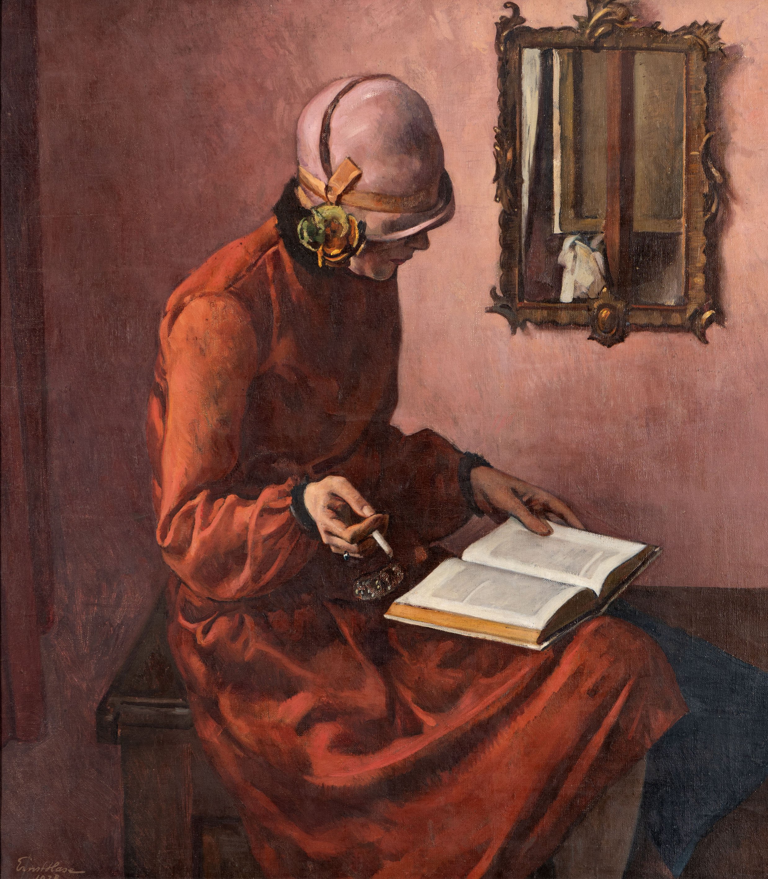 Ernst Hase, Bildnis der Schriftstellerin Nanda Hebermann (1928)./Stadtmuseum Münster.