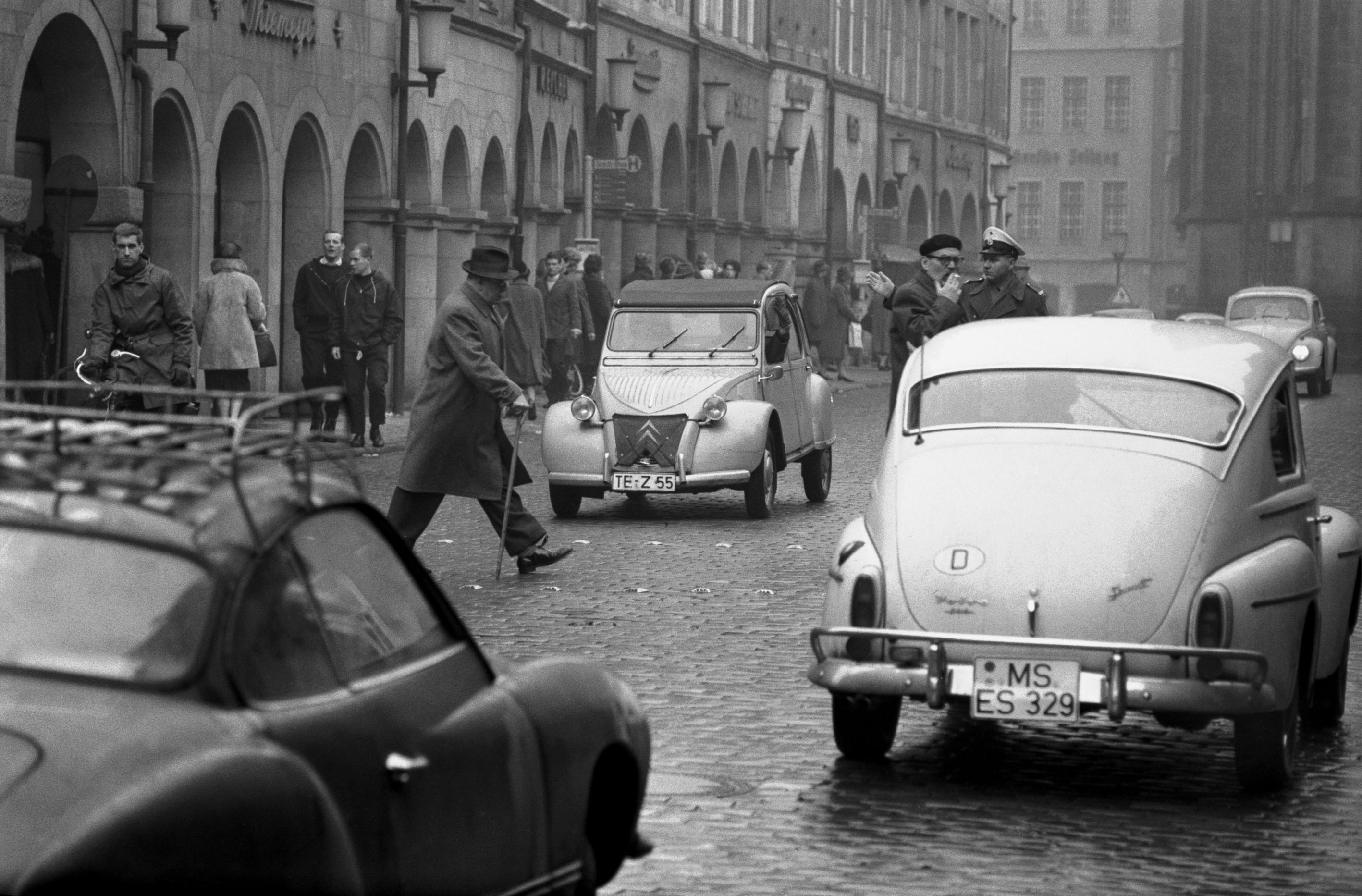 Prinzipalmarkt 1962. Foto: Stadtmuseum Münster, Sammlung Hänscheid.