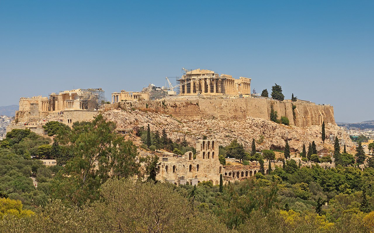 A.Savin -  View from Philopappos Hill in Athens (Attica, Greece) — Acropolis of Athens